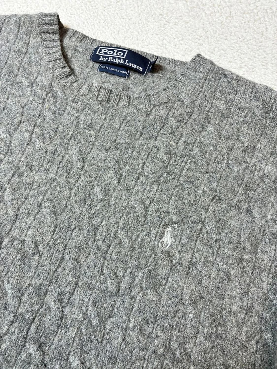 폴로 랄프로렌 90's 램스울 꽈배기 니트 PN7571 상품이미지3