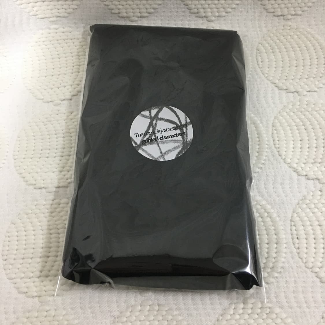 새상품 블랙 시스루 리본 스타킹 상품이미지3