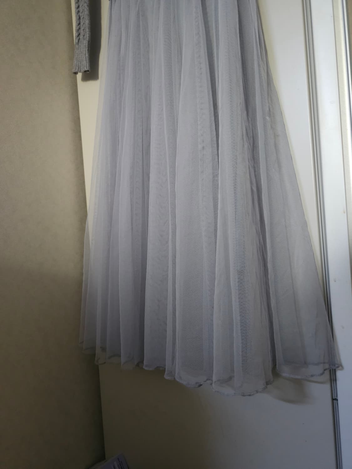 니트 샤 원피스 그레이 상품이미지3