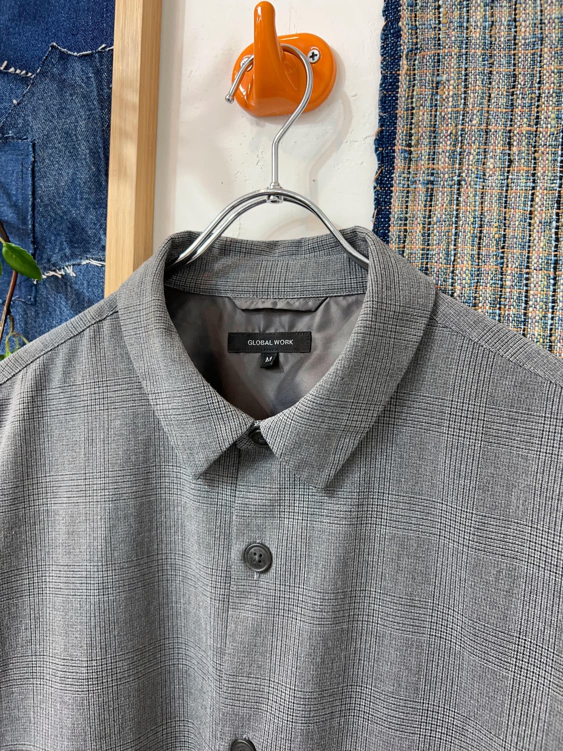 GLOBALWORK  Glen Checkered Jacket 상품이미지3
