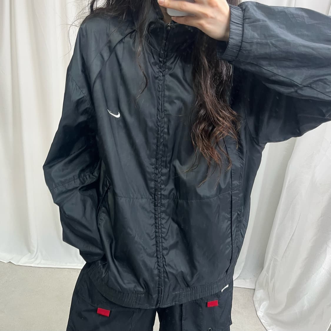 Nike black windbreak jacket 상품이미지3
