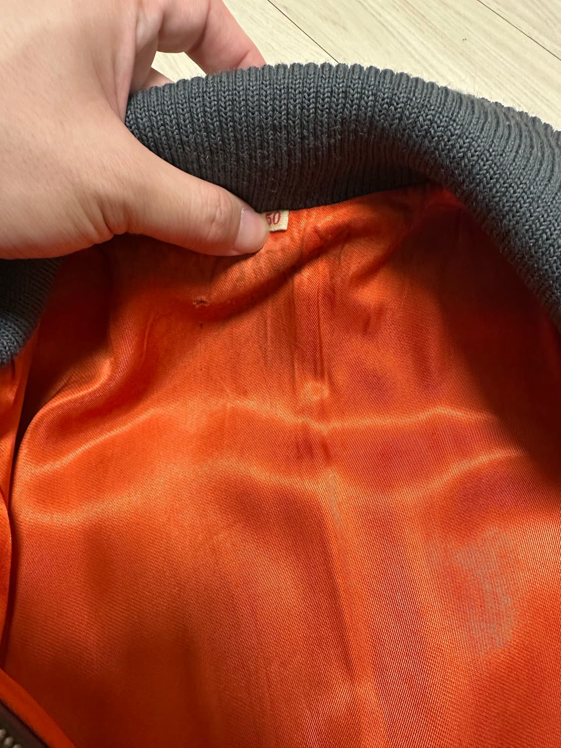 [50] 70s german leather flight jacket 상품이미지4