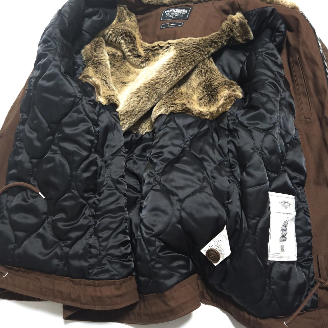 프리즘웍스 에드거 N-1 덱자켓 브라운 상품이미지6