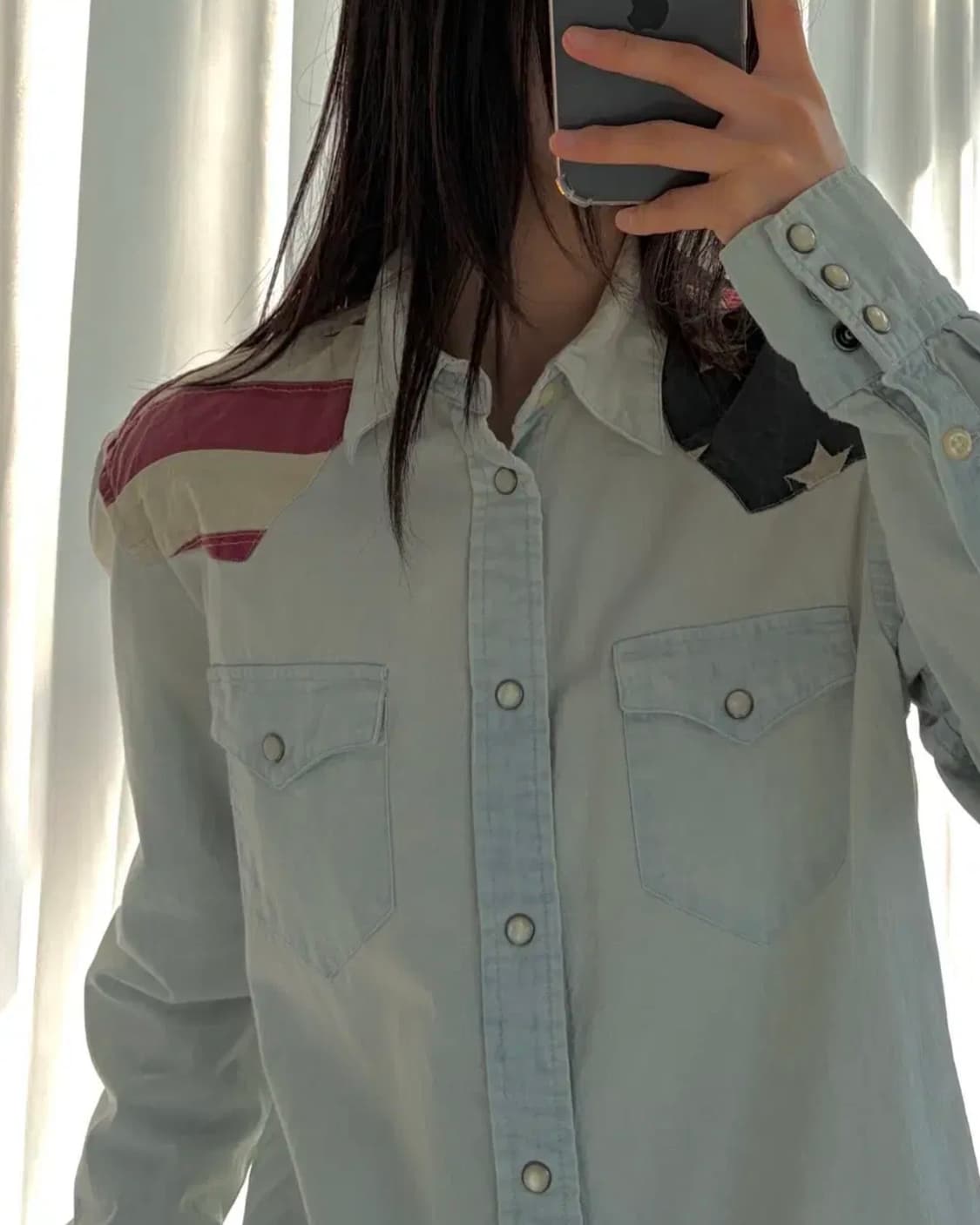폴로 데님 셔츠 상품이미지5