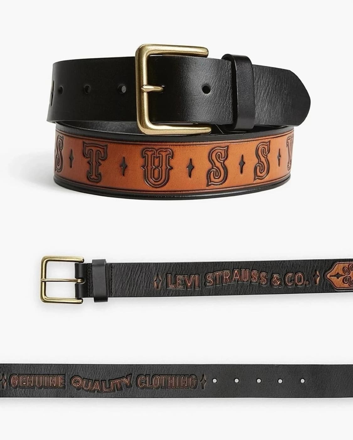 (L-XL) 스투시 리바이스 벨트 상품이미지2