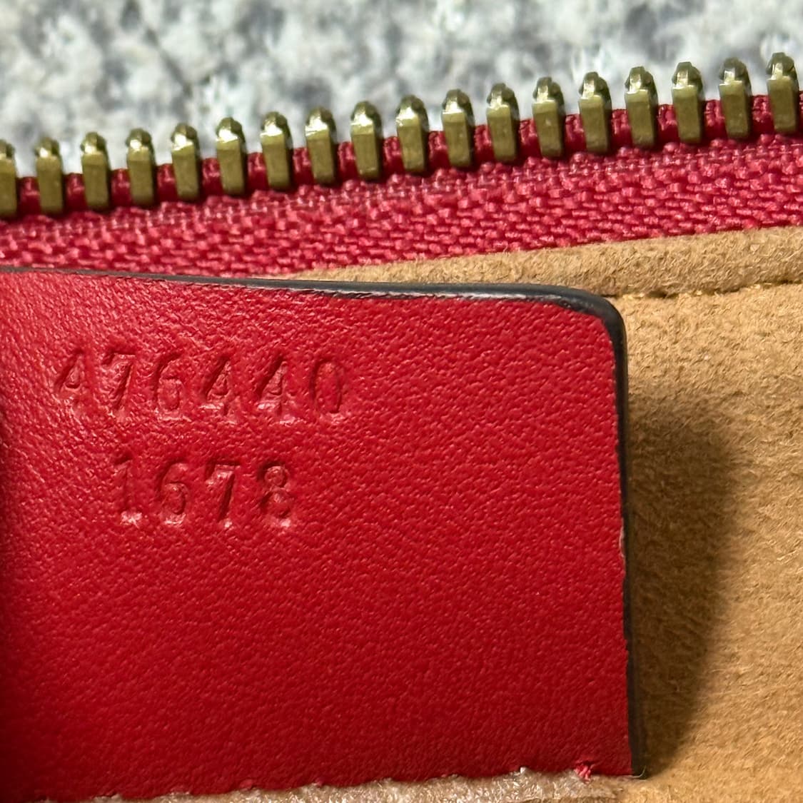 GUCCI 구찌 마몽 파우치 레드 상품이미지6