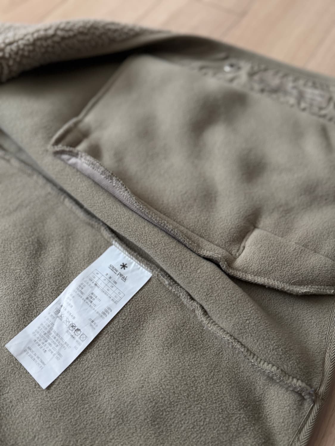 스노우피크 뽀글이 플리스 베스트 조끼 라지 100 L 상품이미지5