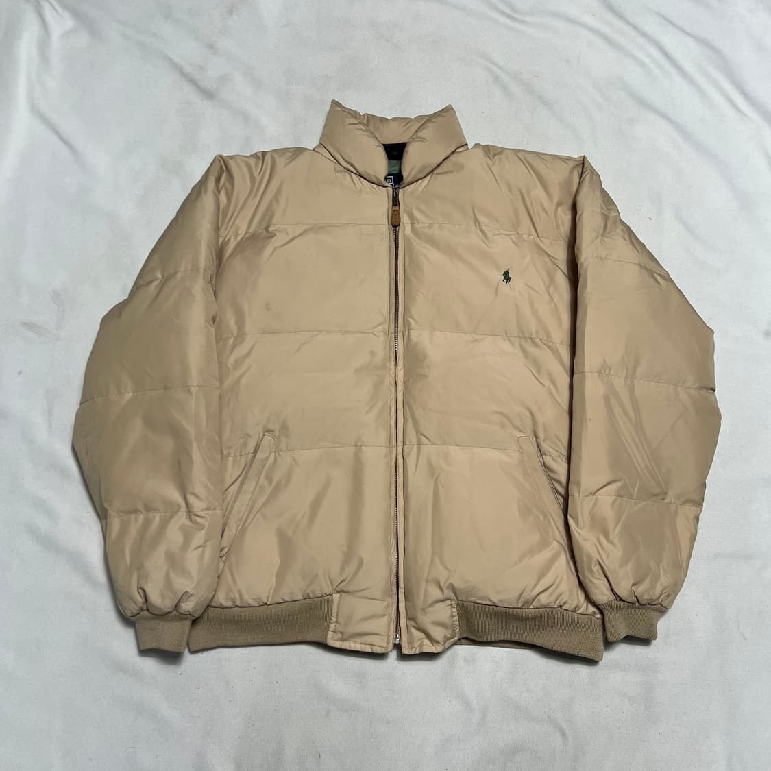 XL 폴로랄프로렌90’s 베이지 푸퍼 패딩 상품이미지2