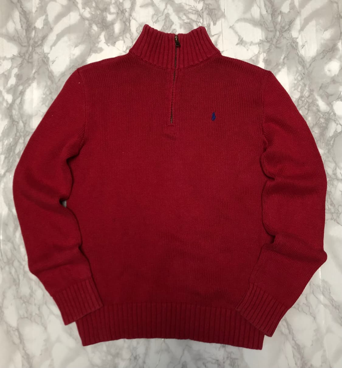 폴로 랄프로렌 니트 반집업 남여공용 상품이미지1