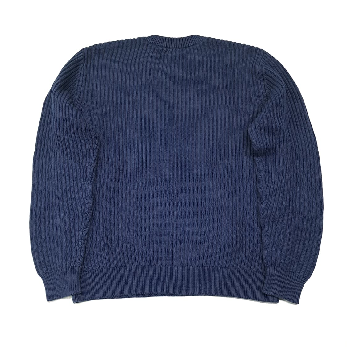 CL101 L 엘엘빈 네이비 리브드 크루넥 니트 상품이미지6
