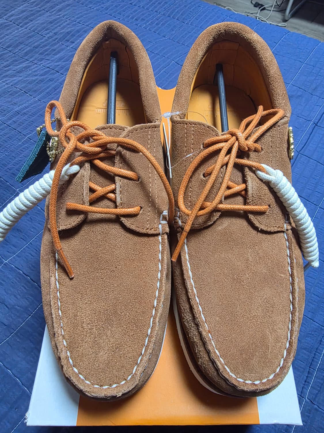 새상품 265 카시나 팀버랜드 3 아이 웨지 비브람 레이스업 로퍼 슈즈  상품이미지3