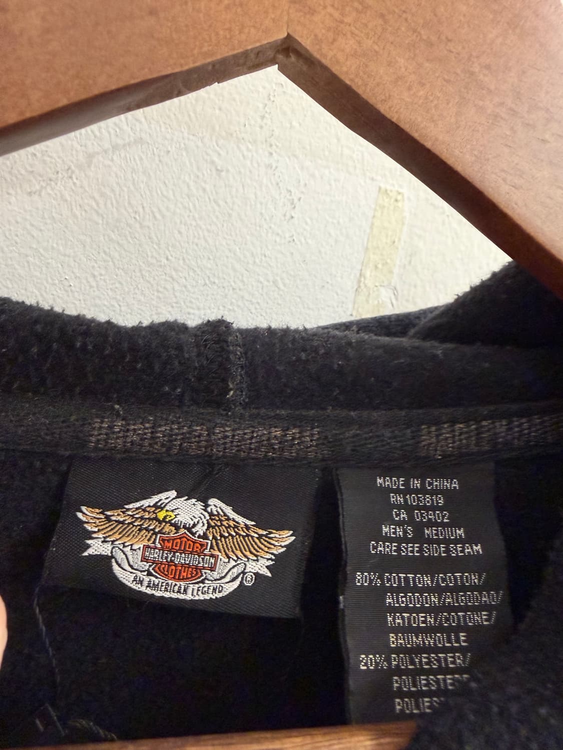 N89. 할리데이비슨 후드집업 상품이미지3