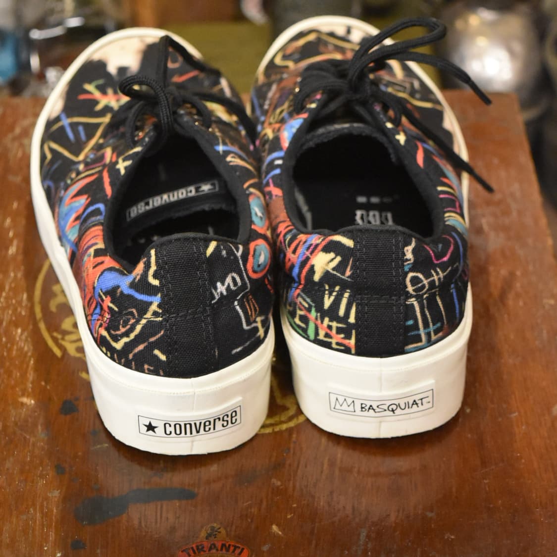 Basquiat x converse Sneakers Black 275 상품이미지3