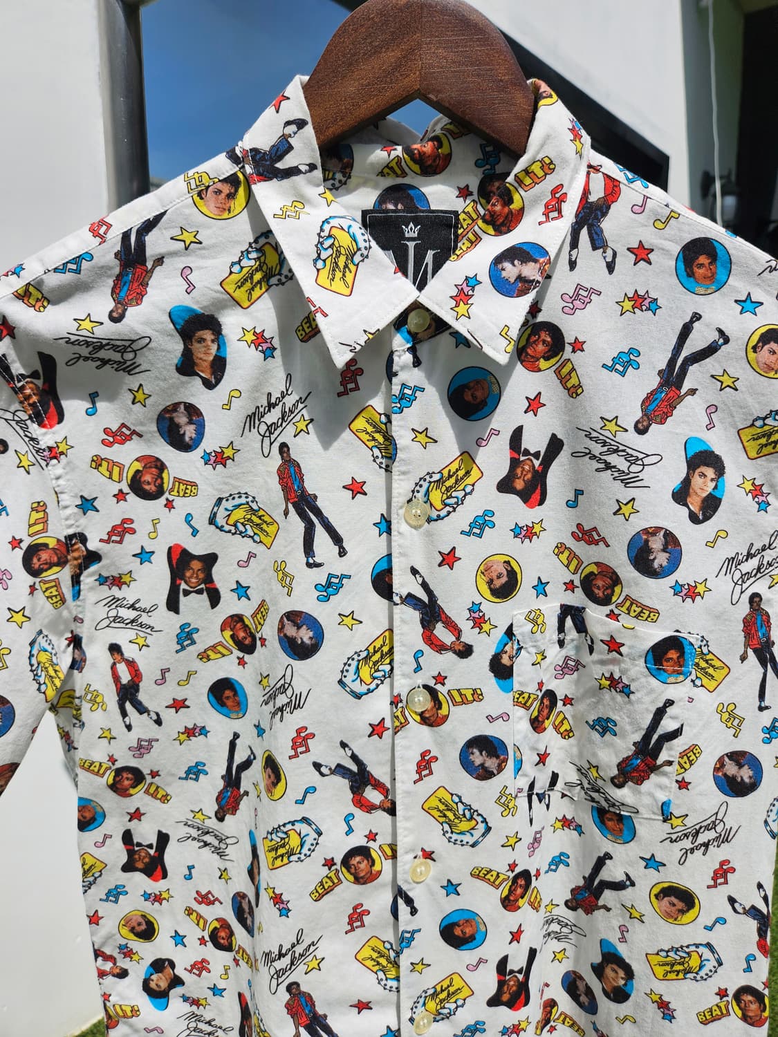 히스테릭글래머 마이클잭슨 하프 셔츠 상품이미지3