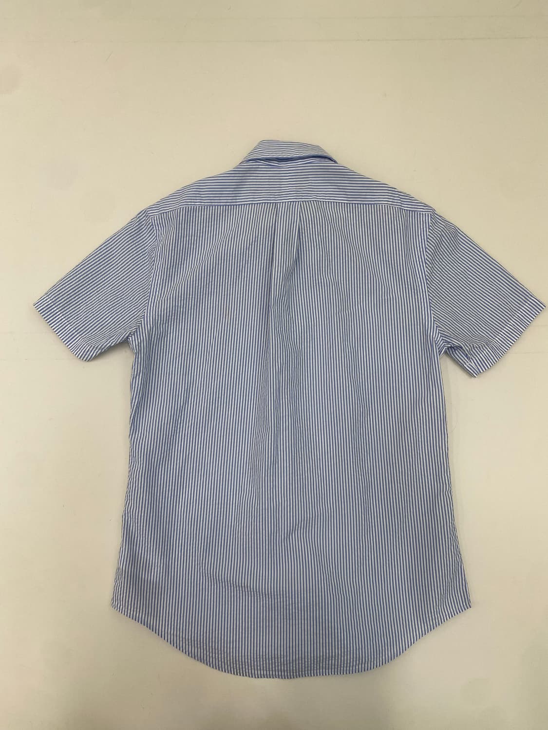 폴로 랄프로렌 시어서커 스트라이프 반팔 셔츠 S 상품이미지4