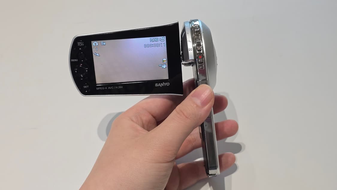 빈티지 디카 캠코더 산요 작티 DMX-CS1 / 작례있음 상품이미지2