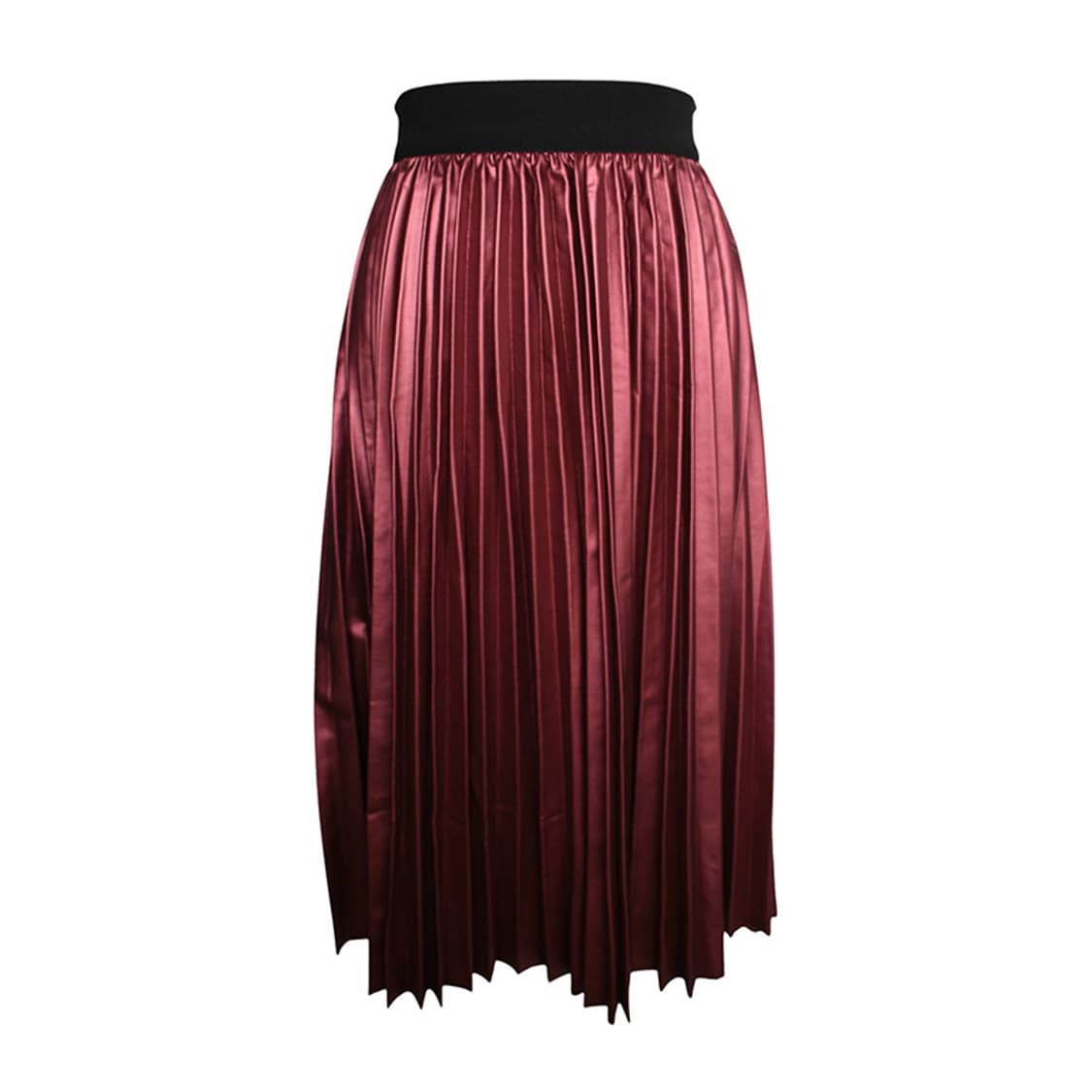 막스앤코 마르살라 페이크레더 플리츠 밴딩스커트 55 상품이미지1