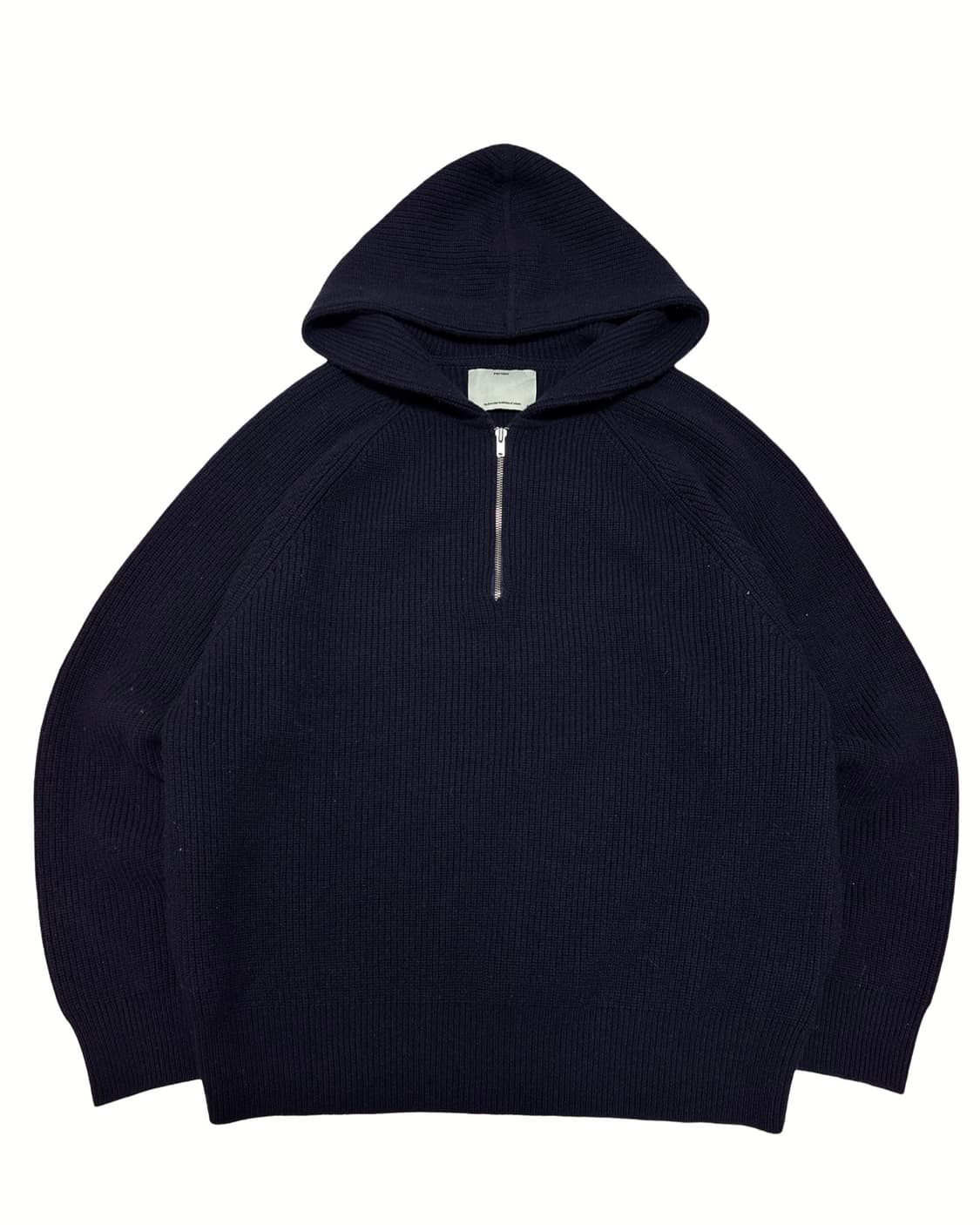 포터리 네이비 니트 후드 2사이즈 상품이미지1