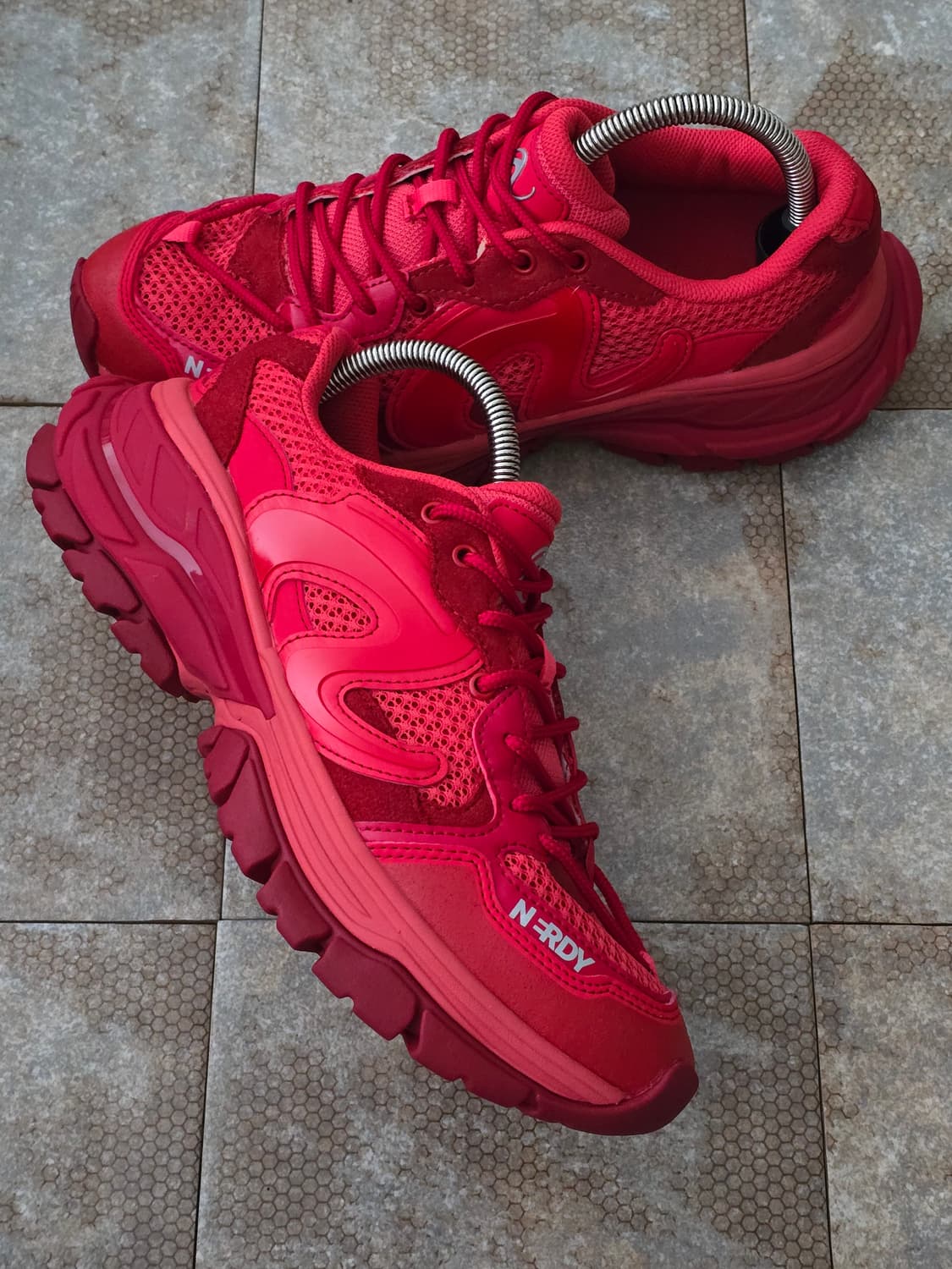 (270)널디 러너 하이 레드  상품이미지6