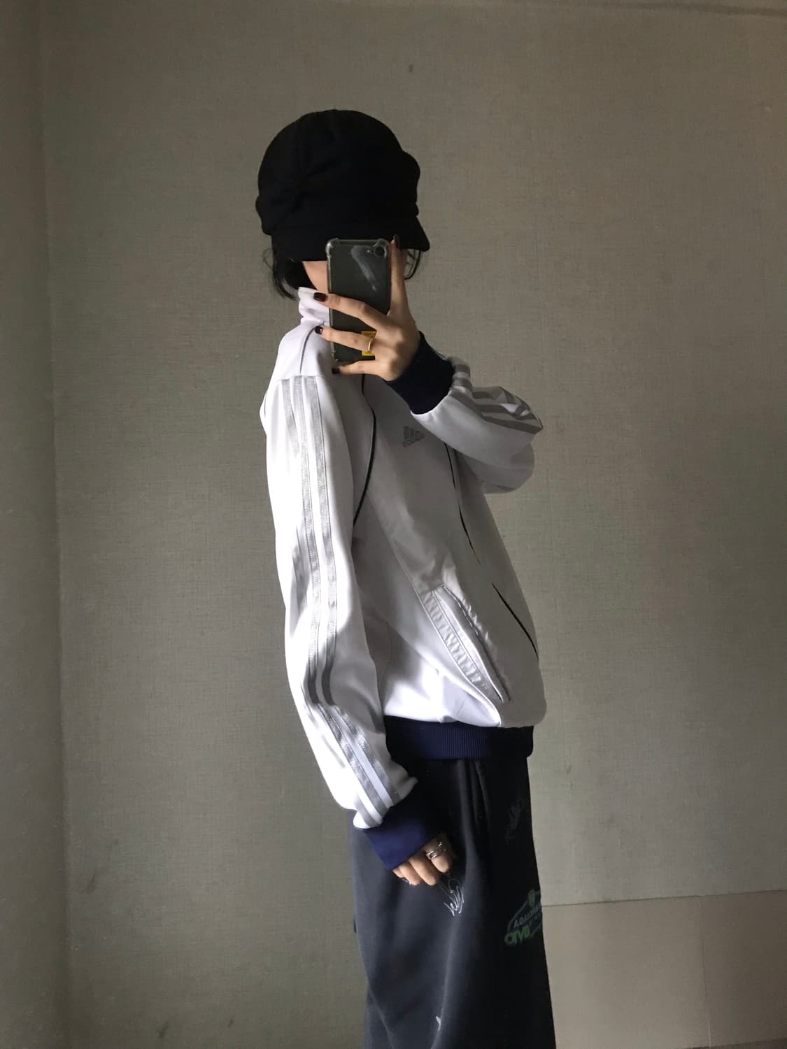 아디다스 화이트 실버 져지 상품이미지5