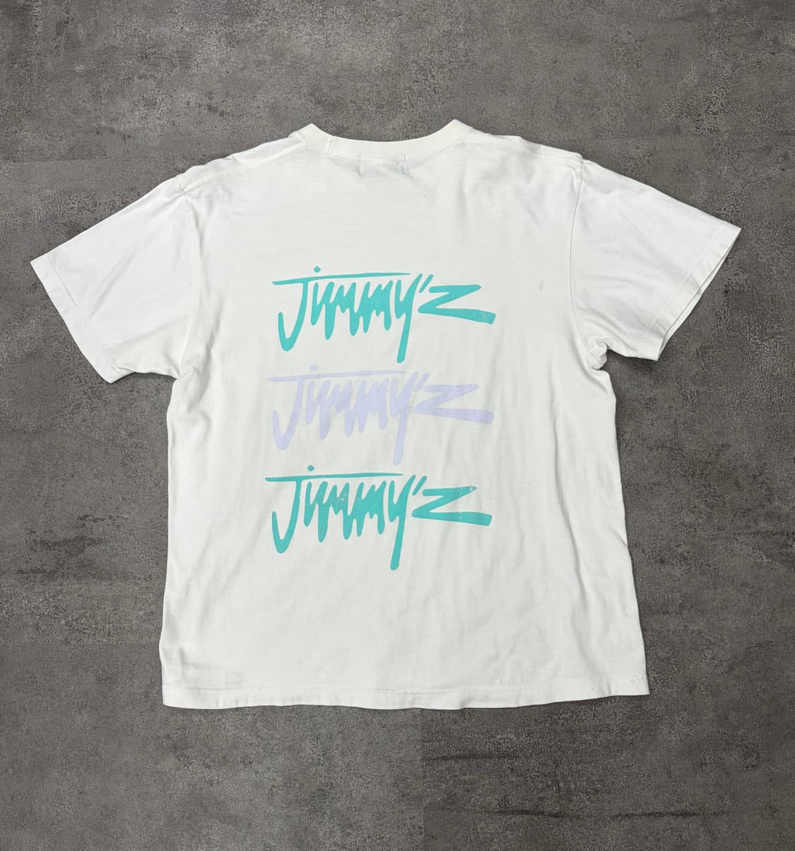 90s jimmy z 지미즈 반팔 티셔츠 화이트 상품이미지1