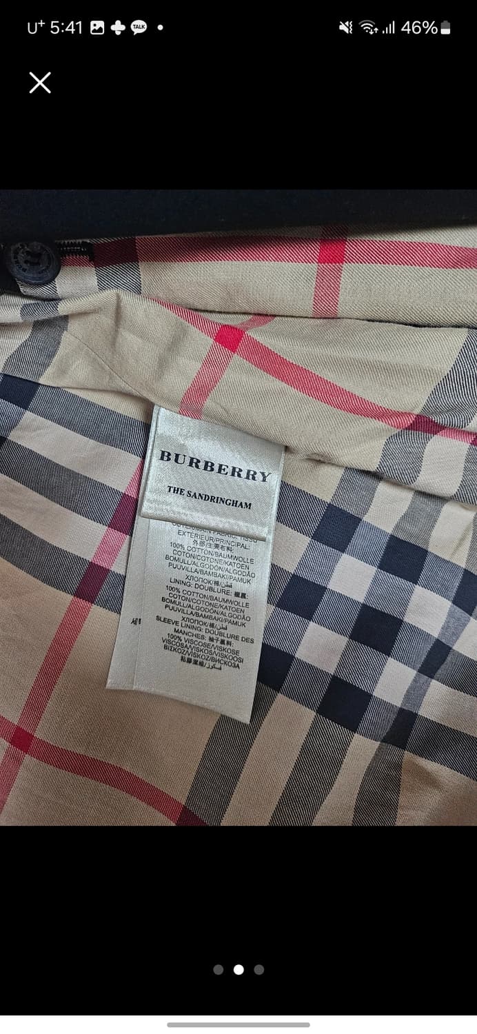 버버리 코트 팝니다 상품이미지2