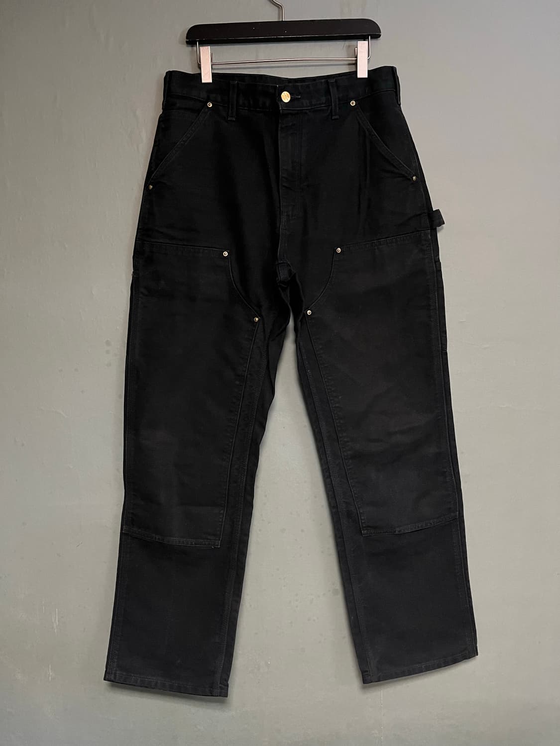 칼하트 US 더블니 블랙 31x32 상품이미지1