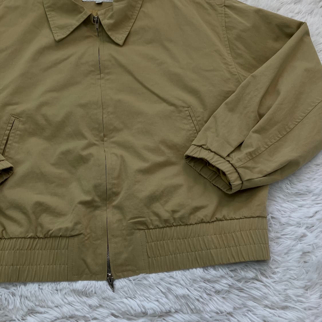 빈티지 베이지 크롭 블루종 759 y2k 스트릿 갸루 펑키 일본빈티지 상품이미지5