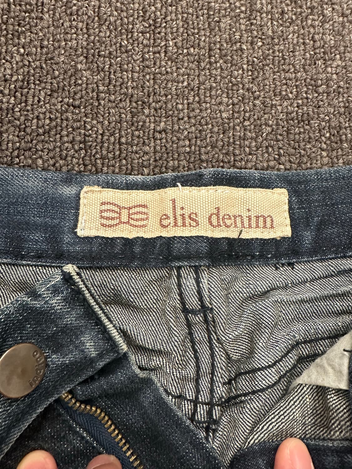 S)Japanese vintage Y2K 포켓 데님 미니스커트 상품이미지3