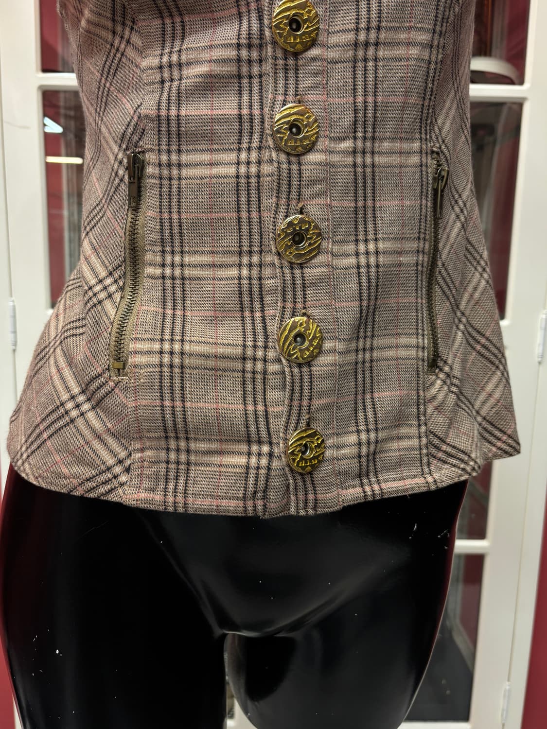 d.i.a check pattern vest 다이아 체크패턴 베스트 상품이미지4