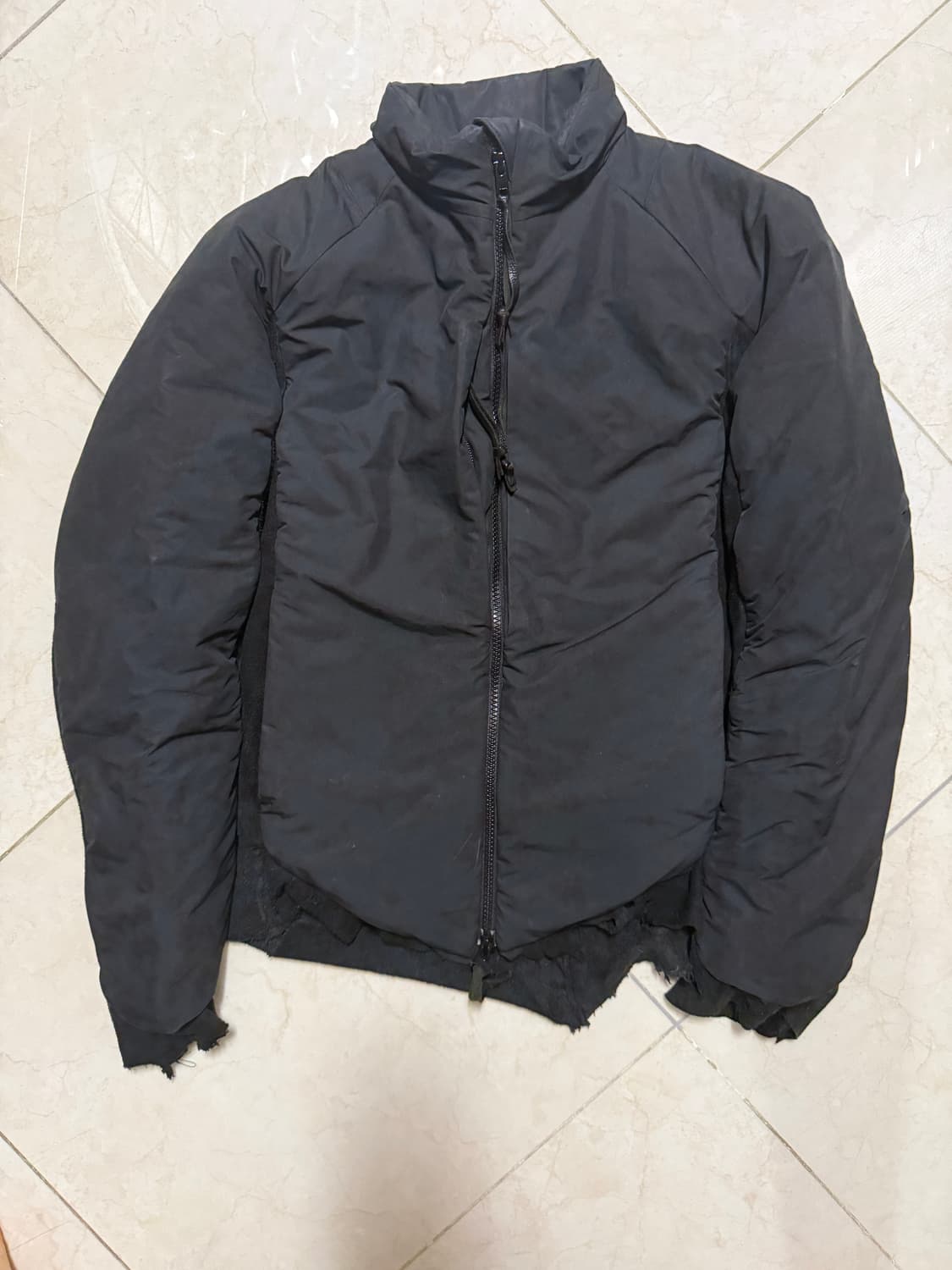 [48]솔로이스트 사슴가죽 러프아웃 패딩 상품이미지1