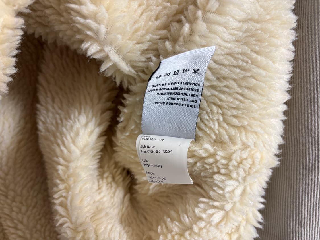 R13 리드 Reed 레오파드 퍼 트러커 자켓 상품이미지8