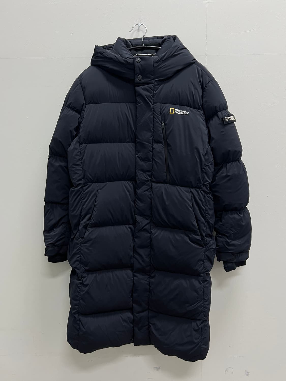 내셔널지오그래픽 키즈/우먼스 구스다운 롱 패딩 자켓 블랙 상품이미지2