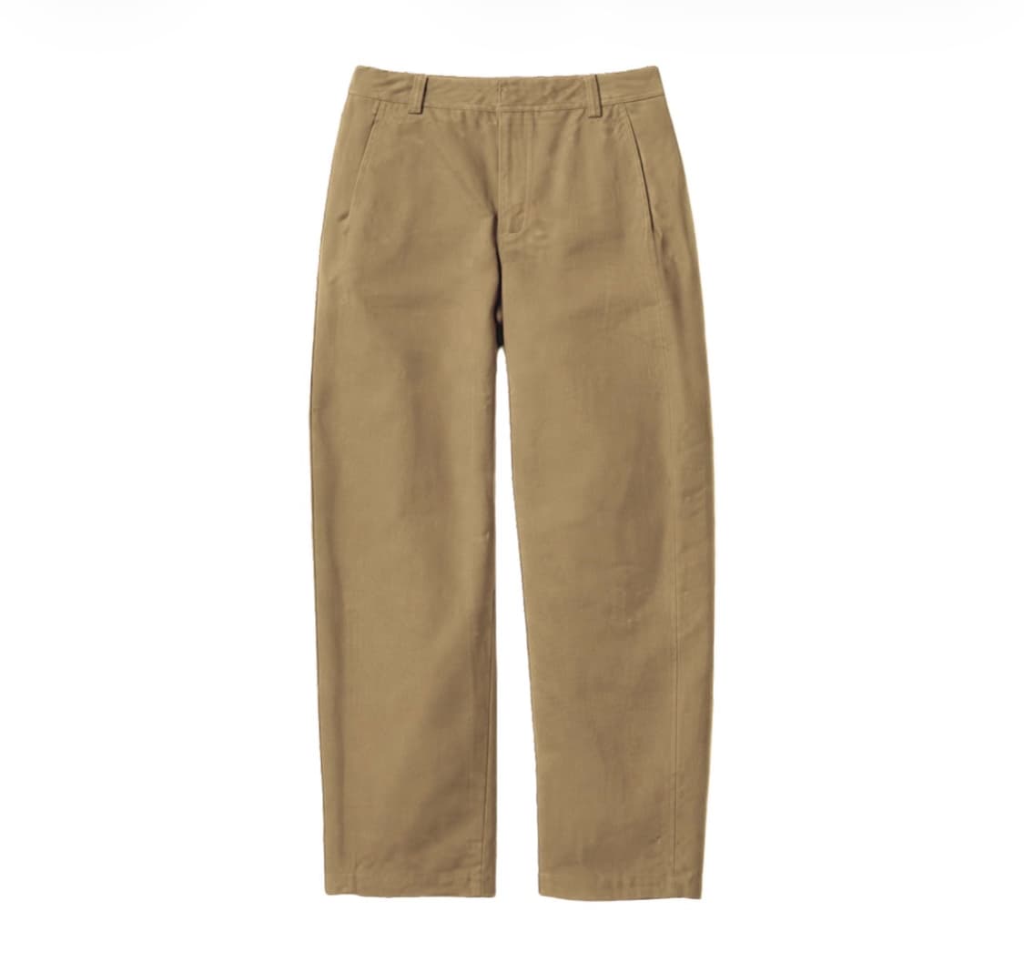 유니클로 저지배럴레그팬츠 베이지 XL 상품이미지1