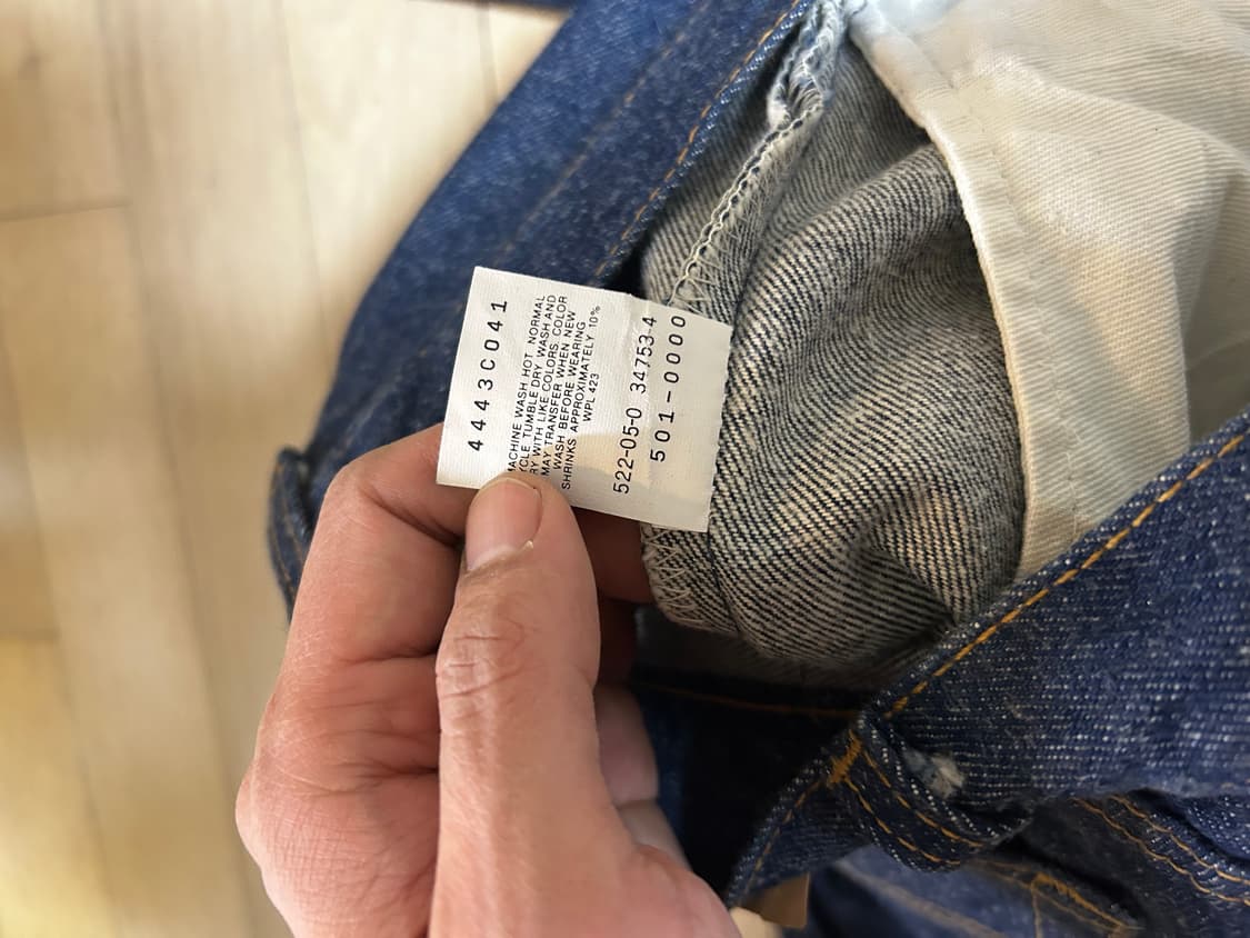 90s미제리바이스501xx 30/34 판매 상품이미지5