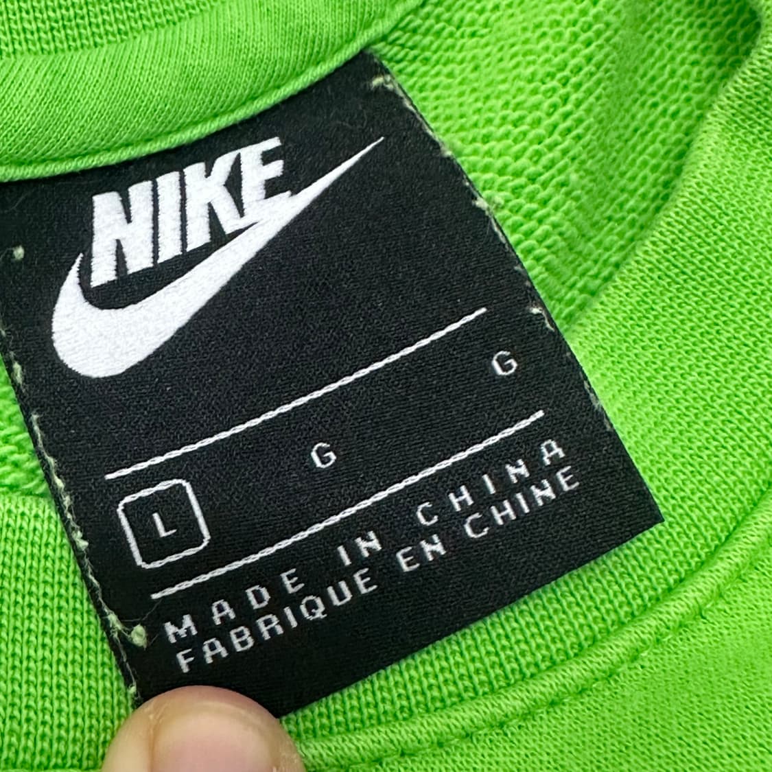 NIKE 나이키 맨투맨 그린 L 상품이미지3