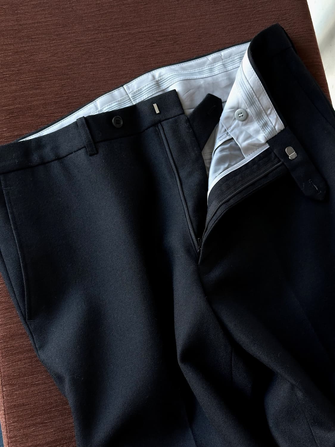 No tuck straight wool trousers 상품이미지9