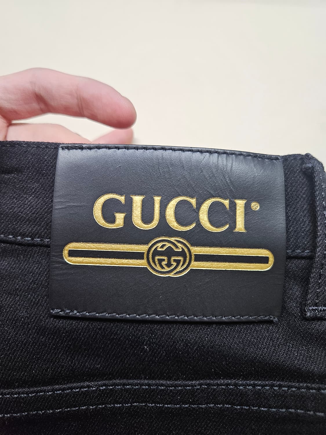 (100% 정품) 구찌 GUCCI 명품 청바지 블랙진 상품이미지2