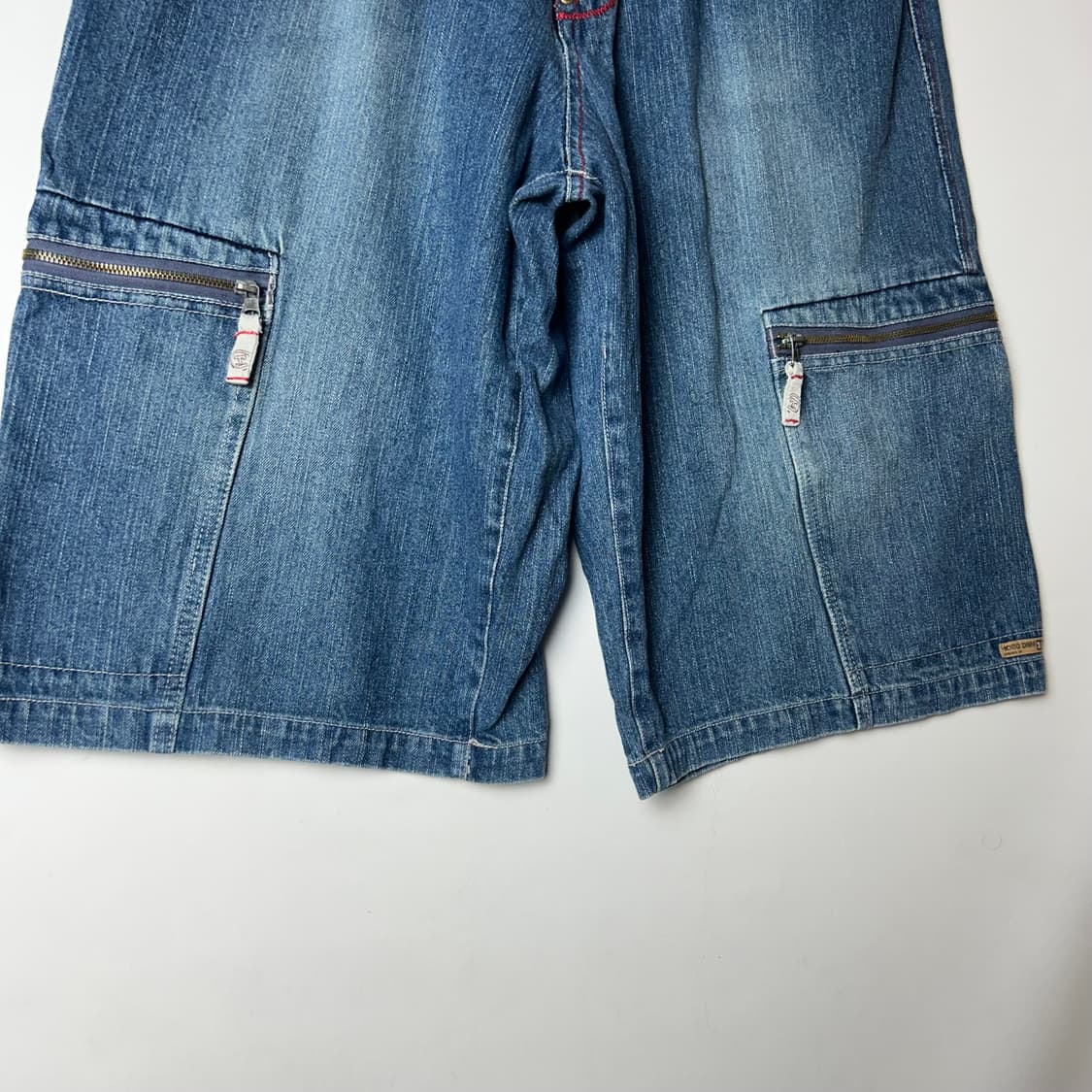 [HOBO Denim] 호보데님 워싱 데님 버뮤다팬츠 상품이미지4