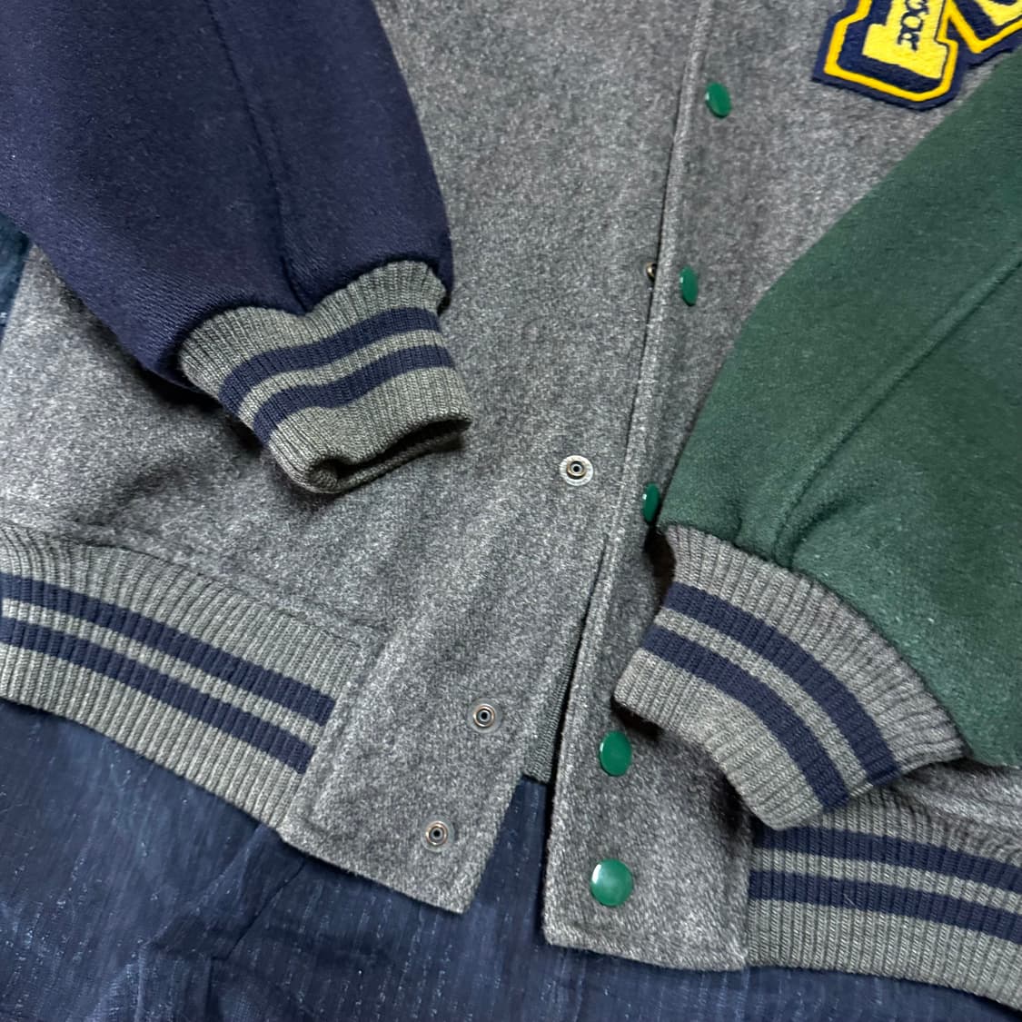 맥그리거 패치 바시티자켓 L 상품이미지4