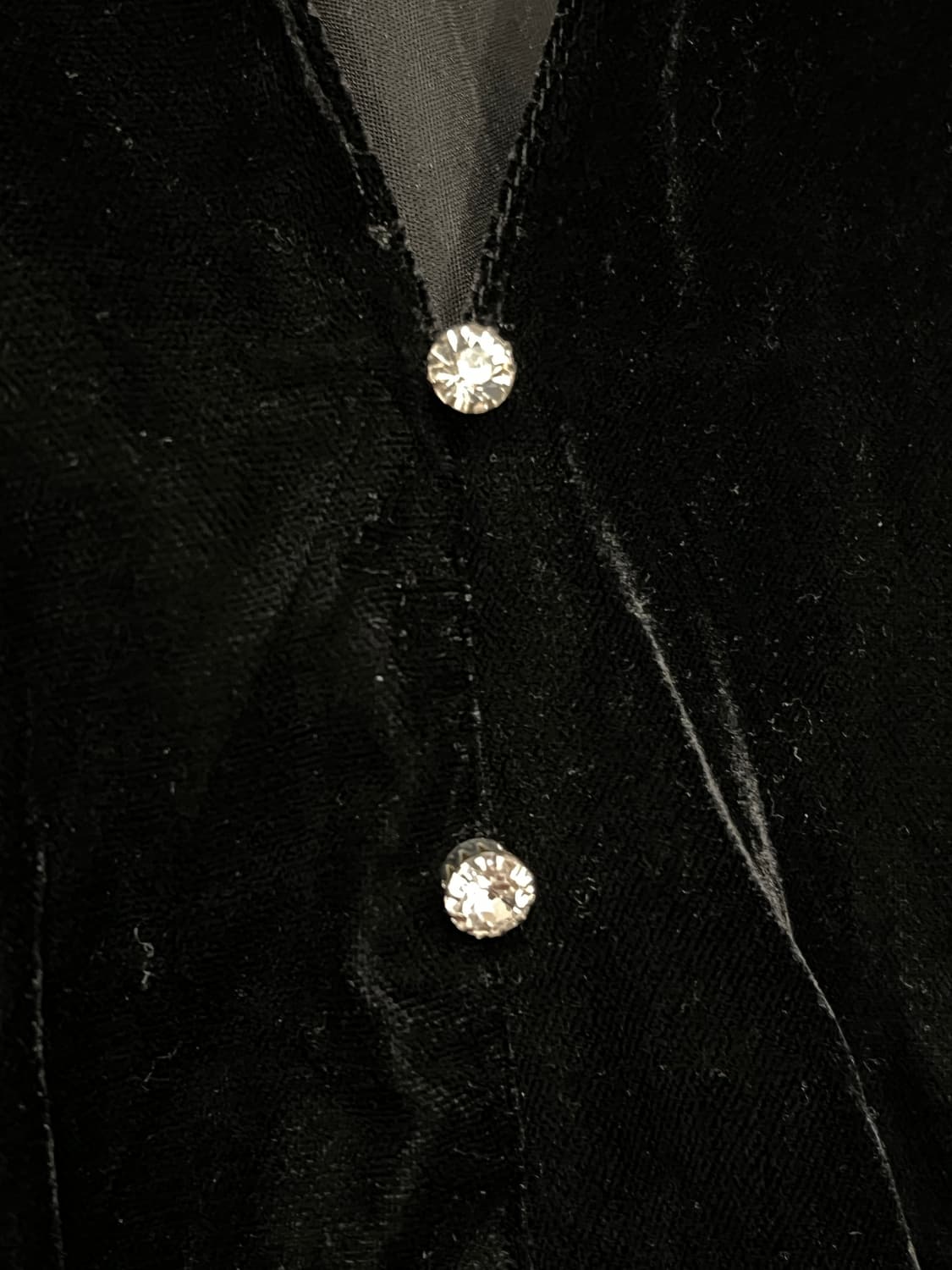 ZARA 자라 벨벳 반팔 미니원피스 M 블랙 상품이미지2