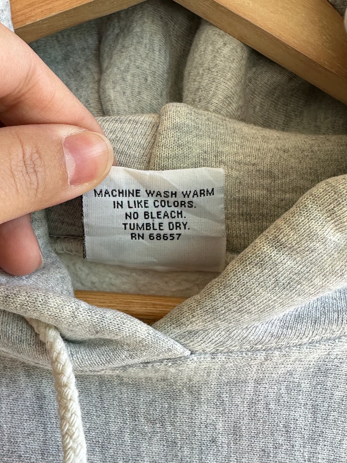 NORTH CAROLINA 레터링 빈티지 리버스위브 후디 M (105) 상품이미지6