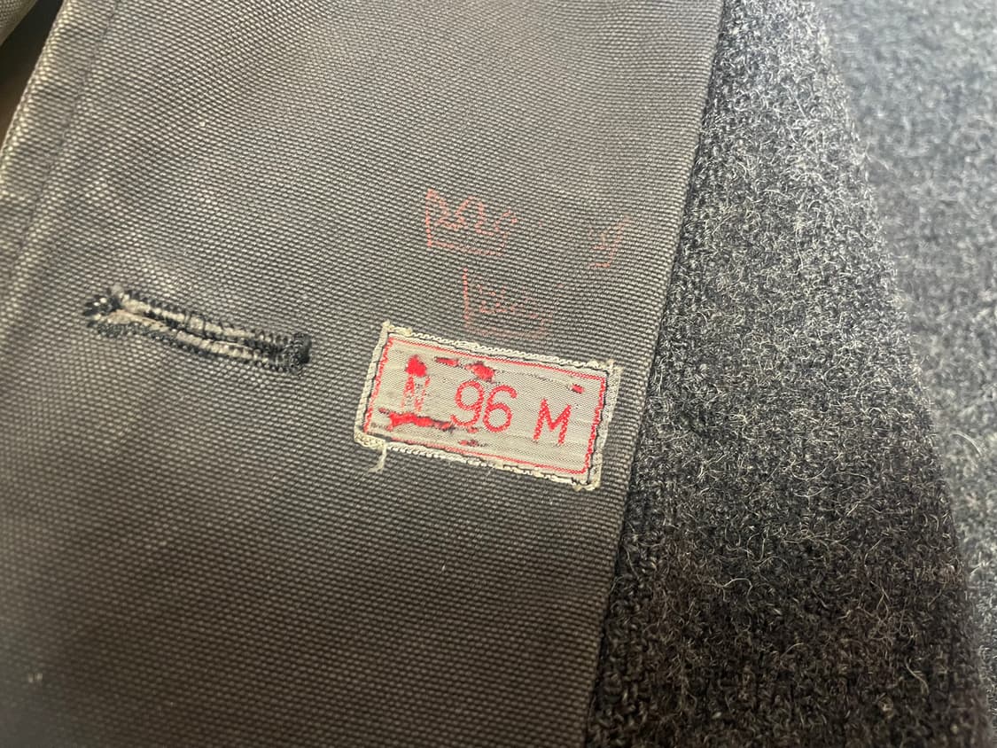 30s swedish navy double breasted jacket 상품이미지3