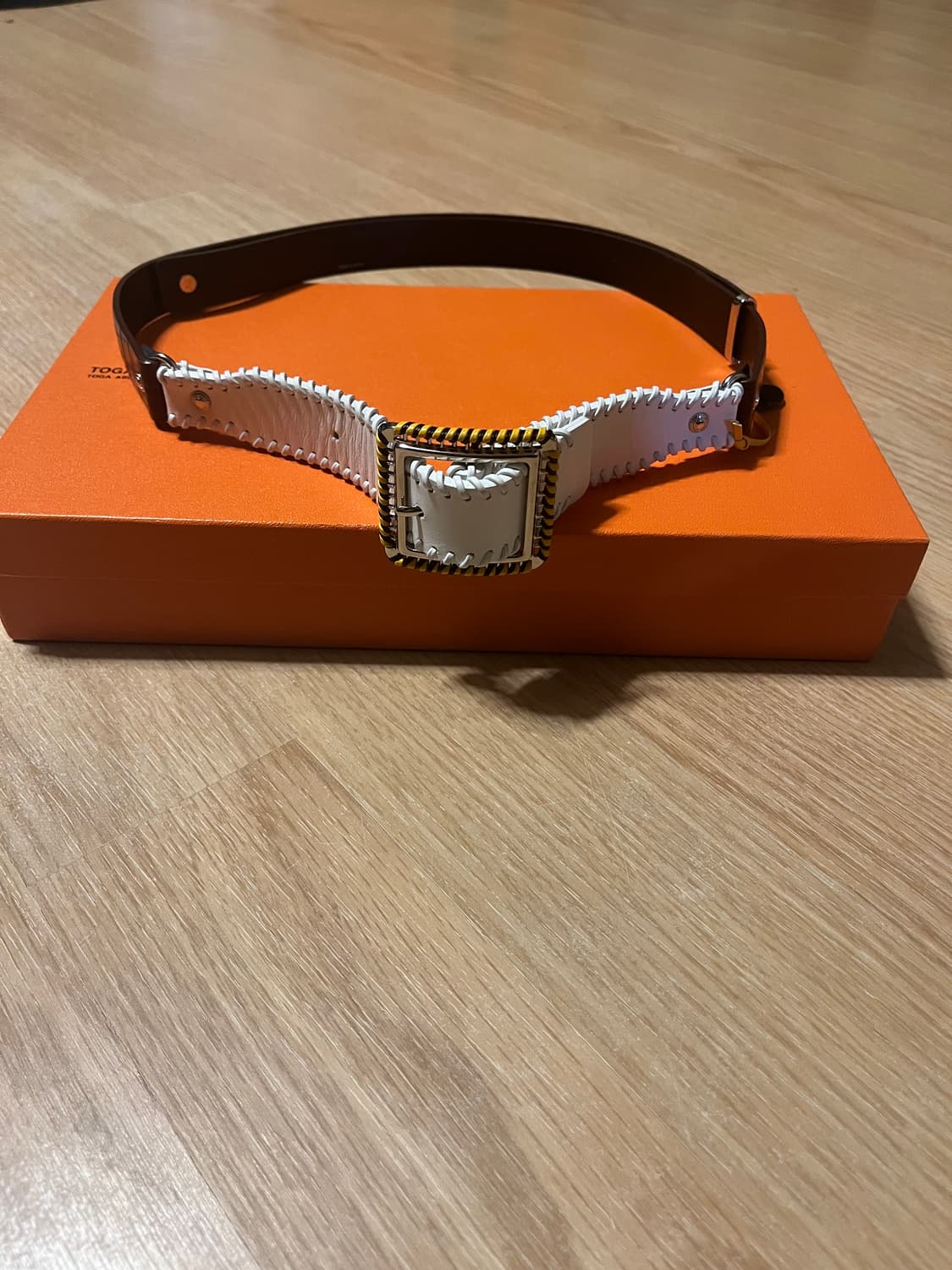 토가 풀라 레더 스티치 벨트 상품이미지1