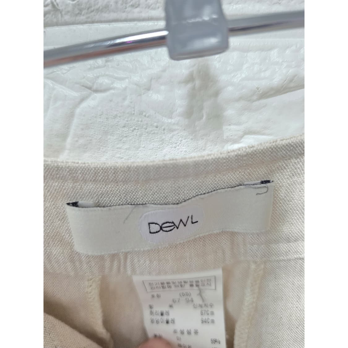 택포_ 20s 듀엘 여성 린넨 바지 55사이즈 상품이미지2