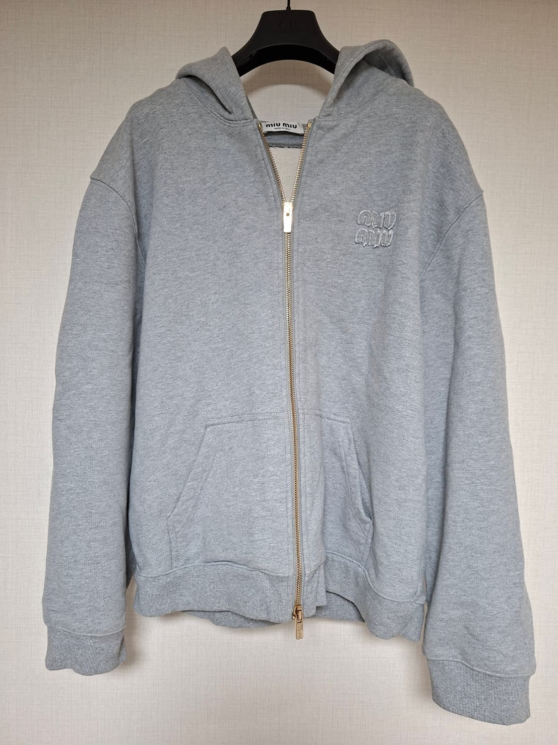 미우미우 오버사이즈 빈티지 후드집업 XL 상품이미지1