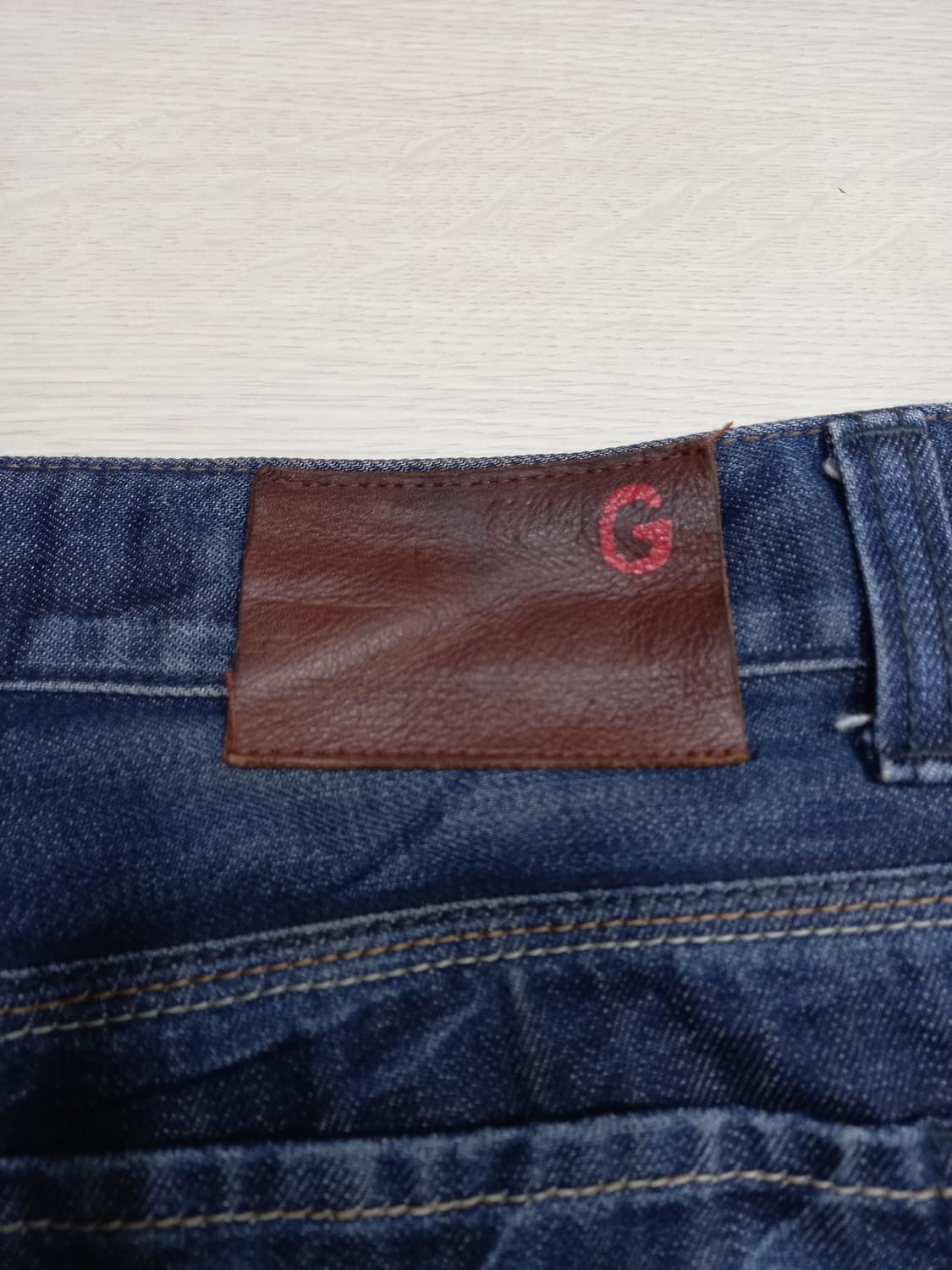 33 GUESS Kor 워싱 일자 배색진 커스텀 33-432 상품이미지5