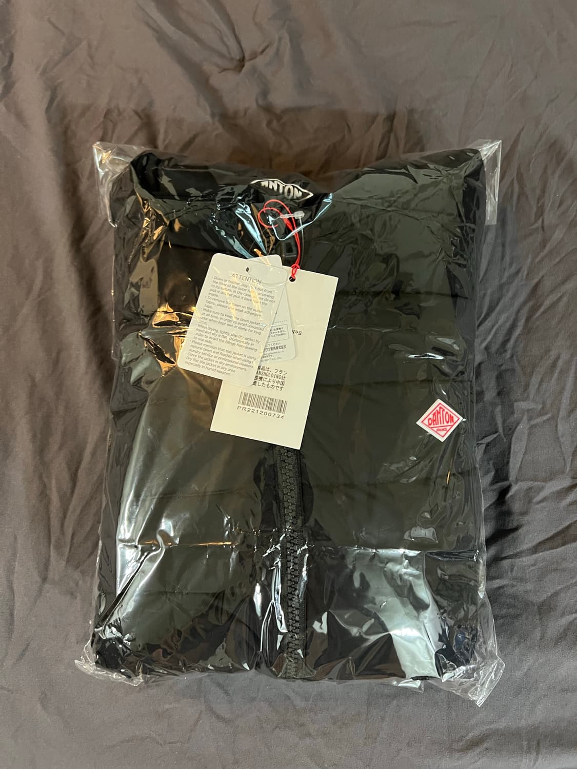 [L]단톤 DANTON 남성 다운 스탠드 칼라 베스트 패딩 조끼 23aw 상품이미지4