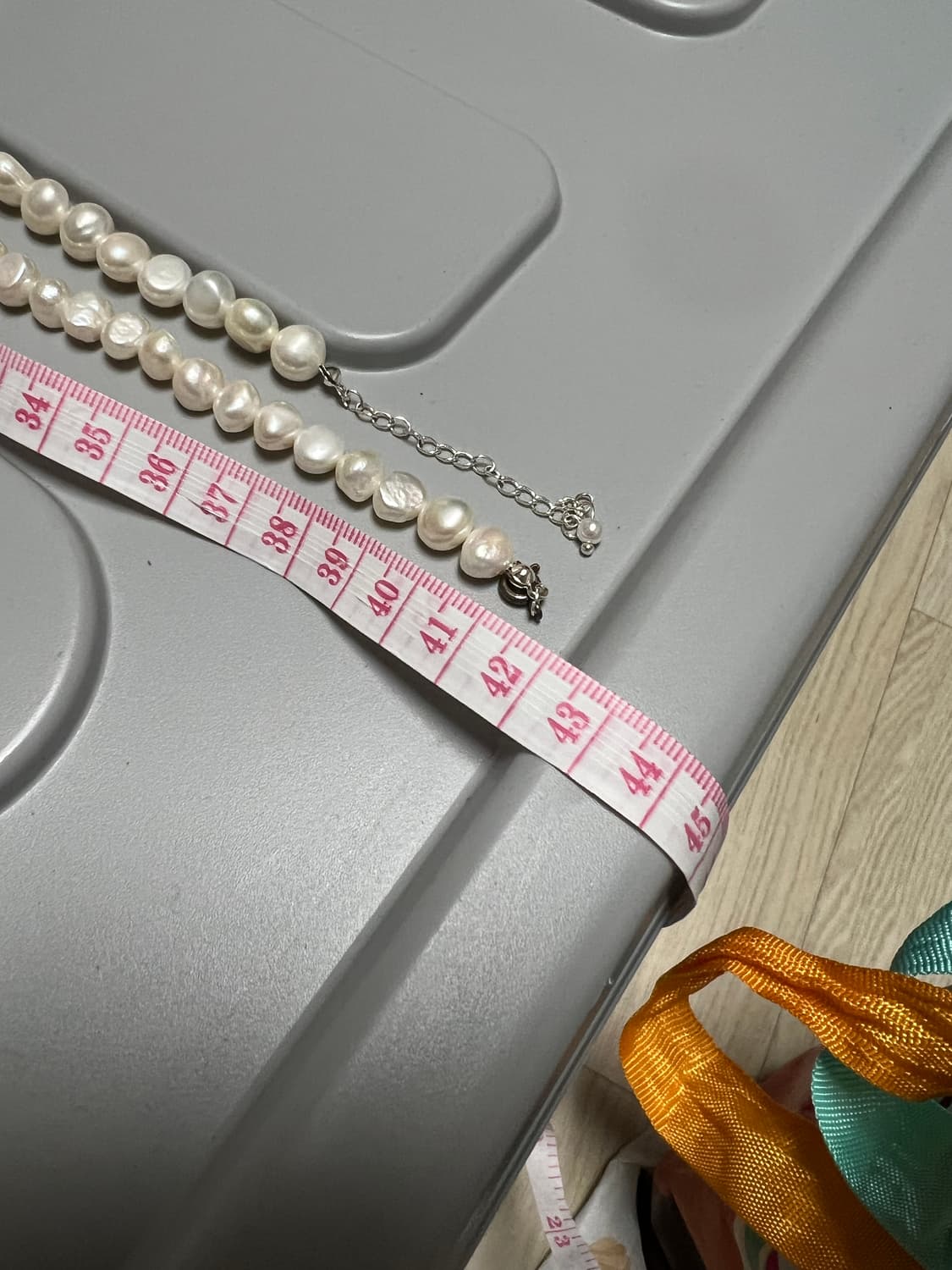 못난이 담수 진주 목걸이, 귀걸이 상품이미지5