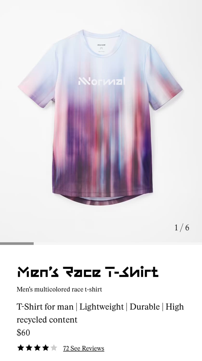 Nnormal Race T-shirts XL사이즈 상품이미지1